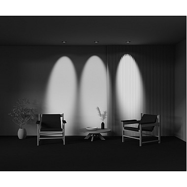 Точечный светильник Lens DL105-12W4K-B