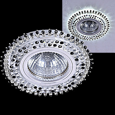 Точечный светильник 59502-9.0-001MN MR16+LED3W BK