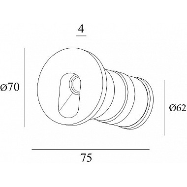 Подсветка для лестниц и ступеней Odder DK1013-DG