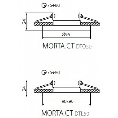 Точечный светильник MORTA 26718