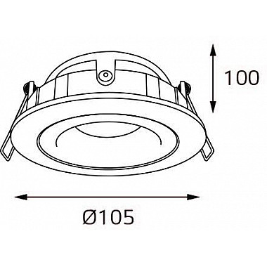 Точечный светильник M02 M02-026029 white