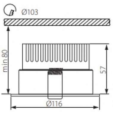 Точечный светильник RENDA 8720