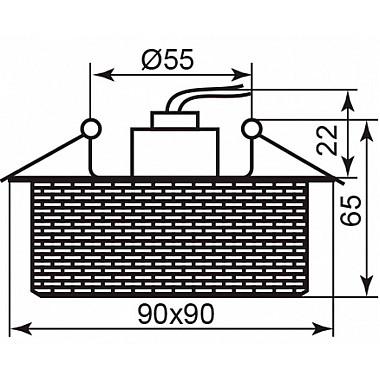 Точечный светильник 19186