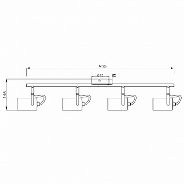 Спот Rivoli Mobile 7011-704 Б0038141