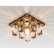 Точечный светильник Дизайн Кристальный D1049 CH+BR CL