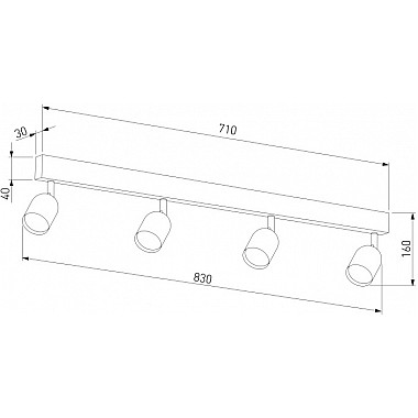 Спот Top 1009 Top Black