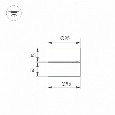 Спот RONDO FLAP 028157