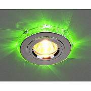Точечный светильник 2020/2 SL/LED/GR (хром / зеленый)