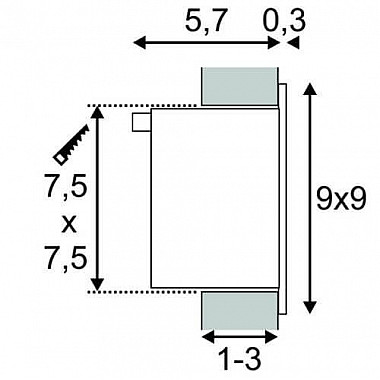 Подсветка для лестниц и ступеней Frame 113260