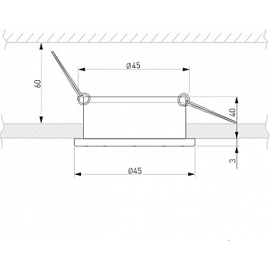 Точечный светильник Luss 25022/LED