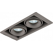 Точечный светильник Lumme DL18615/02WW-SQ Silver Grey/Black