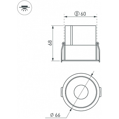 Точечный светильник ATLAS 037185(1)
