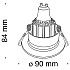 Точечный светильник Barret DL041-01W