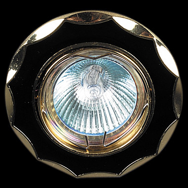 Точечный светильник 01001-9.0-001AK MR16 BK+GD