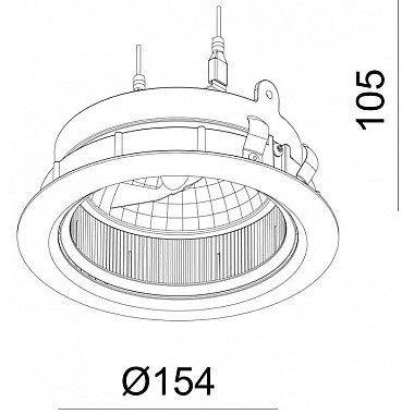 Точечный светильник Tura 850104