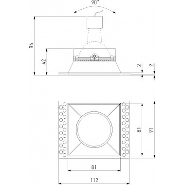 Точечный светильник Renzo 25019/01