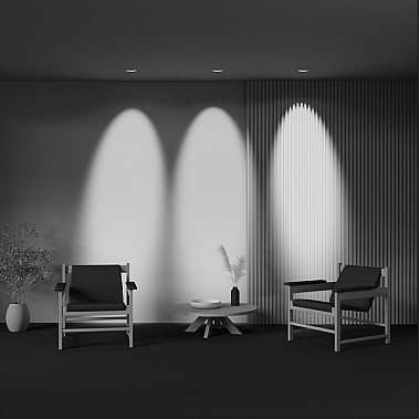 Точечный светильник Lens DL105-12W3K-W