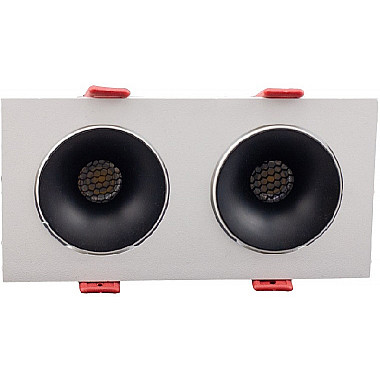 Точечный светильник AM480-2 BK+WH 15,4W