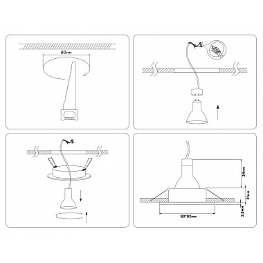 Точечный светильник Techno Spot A8924