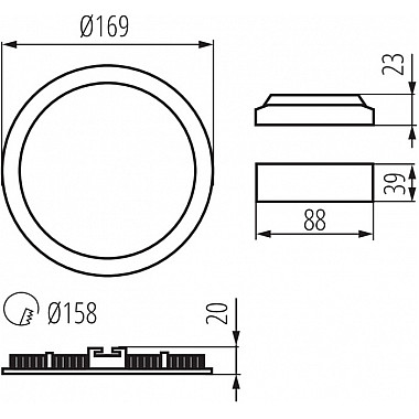 Точечный светильник ROUNDA 28931