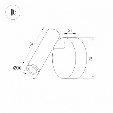 Спот BED 033061