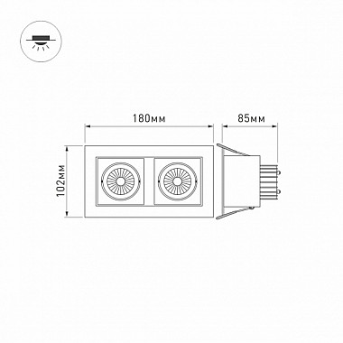 Точечный светильник KARDAN 024129