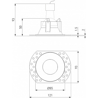 Точечный светильник Renzo 25020/01