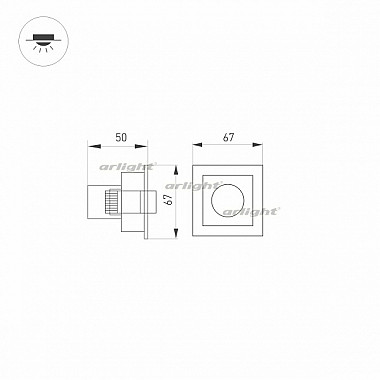 Точечный светильник ORIENT 031927
