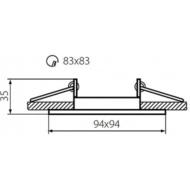 Точечный светильник ALREN 26753