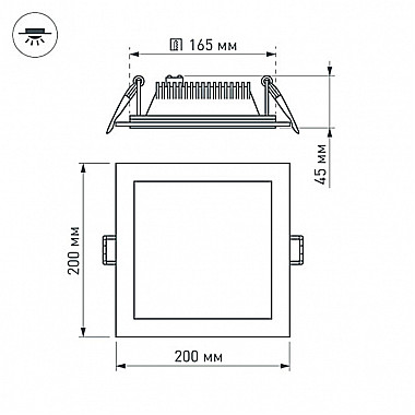 Точечный светильник LT GLASS 014922