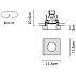 Точечный светильник Faretti D27F1135