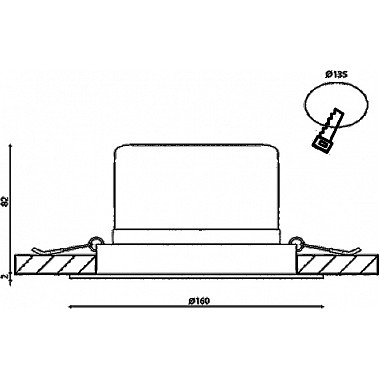 Точечный светильник DL-KZ KZ-2-DLB-30-NW
