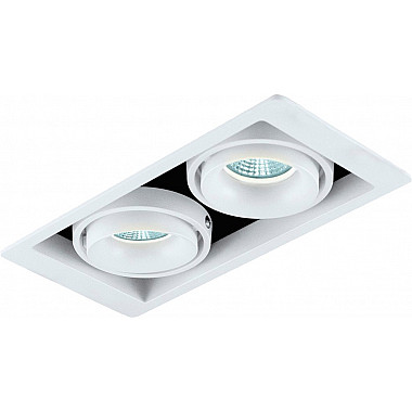 Точечный светильник Lumme DL18615/02WW-SQ White/Black