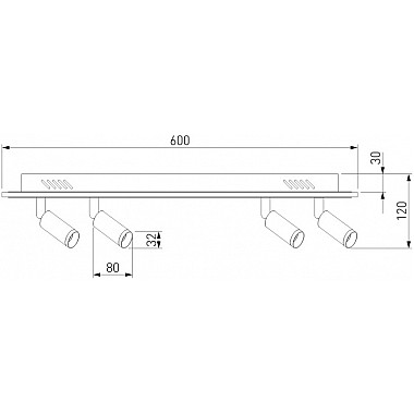 Спот Strake 90268/4 белый