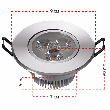 Точечный светильник Круз 637012703