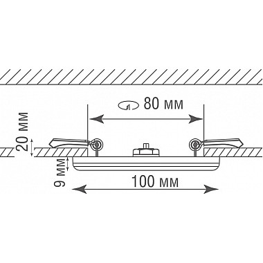 Точечный светильник Depo DL20091/8W White R