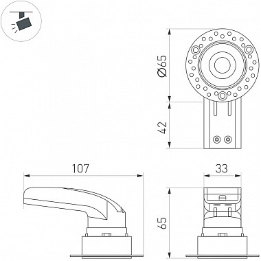 Точечный светильник RIALTO 054472