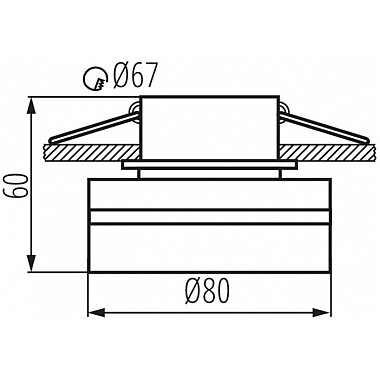 Точечный светильник GOVIK-ST 29233