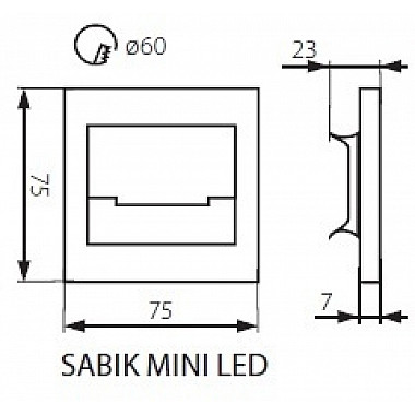 Подсветка для лестниц и ступеней SABIK 32490