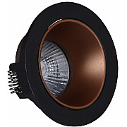 Точечный светильник 16085-9.0-001PT MR16 BK+ROSE GD