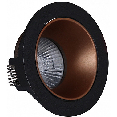 Точечный светильник 16085-9.0-001PT MR16 BK+ROSE GD