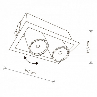 Точечный светильник Eye Mod 8938
