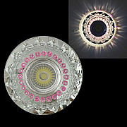 Точечный светильник 22039-9.0-001PL MR16+LED3W CL/PK