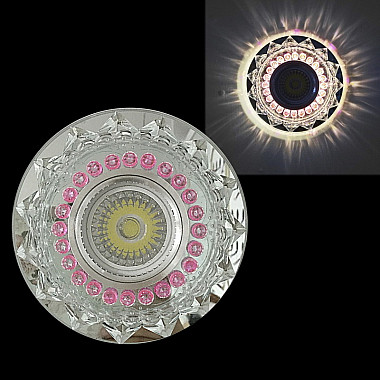 Точечный светильник 22039-9.0-001PL MR16+LED3W CL/PK