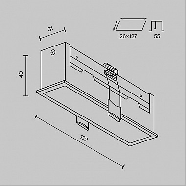 Точечный светильник Basis DL066-12W3-6K-W