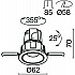 Точечный светильник Wise DL057-7W3K-W