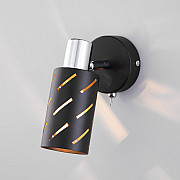 Спот Fente 20090/1 черный/хром