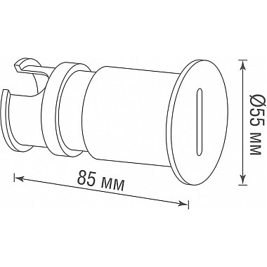 Подсветка для лестниц и ступеней Portal DL20125R3W1B
