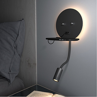 Спот Lungo MRL LED 1017 чёрный