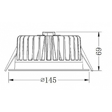 Точечный светильник COB 565181